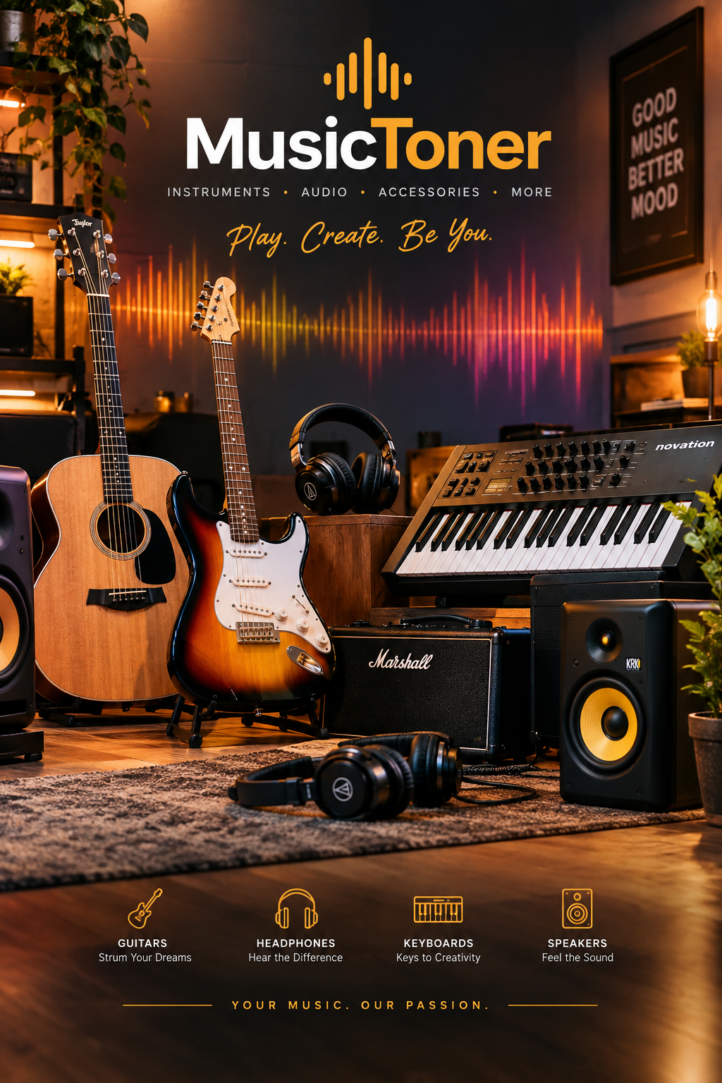 Your sound deserves better gear.