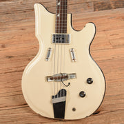 National Res-o-glass Val-Pro 85 Bass White 1960s - MUSICTONER