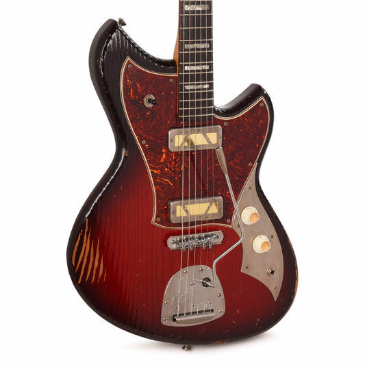 Novo Serus J Harmony Burst Medium Distress w/ Lollar Gold Foil Pickups - MUSICTONER