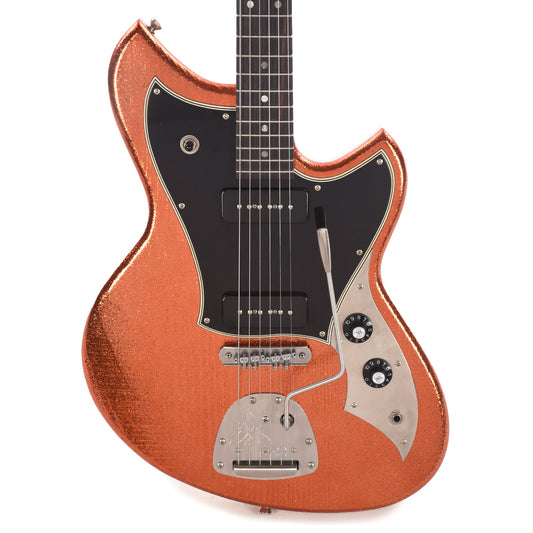 Novo Serus J Copper Sparkle Light Distress w/Fralin P-90s - MUSICTONER