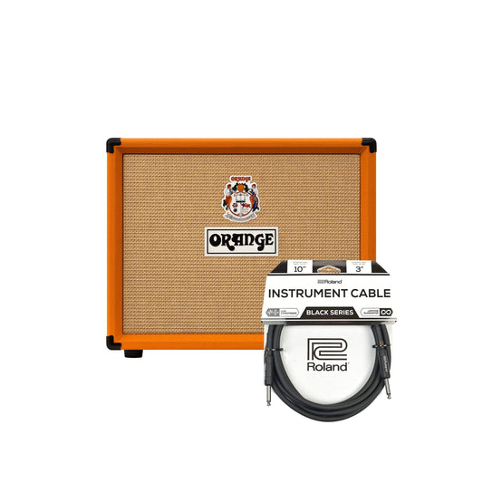 Orange Super Crush 100w Combo and (1) Cable Bundle - MUSICTONER