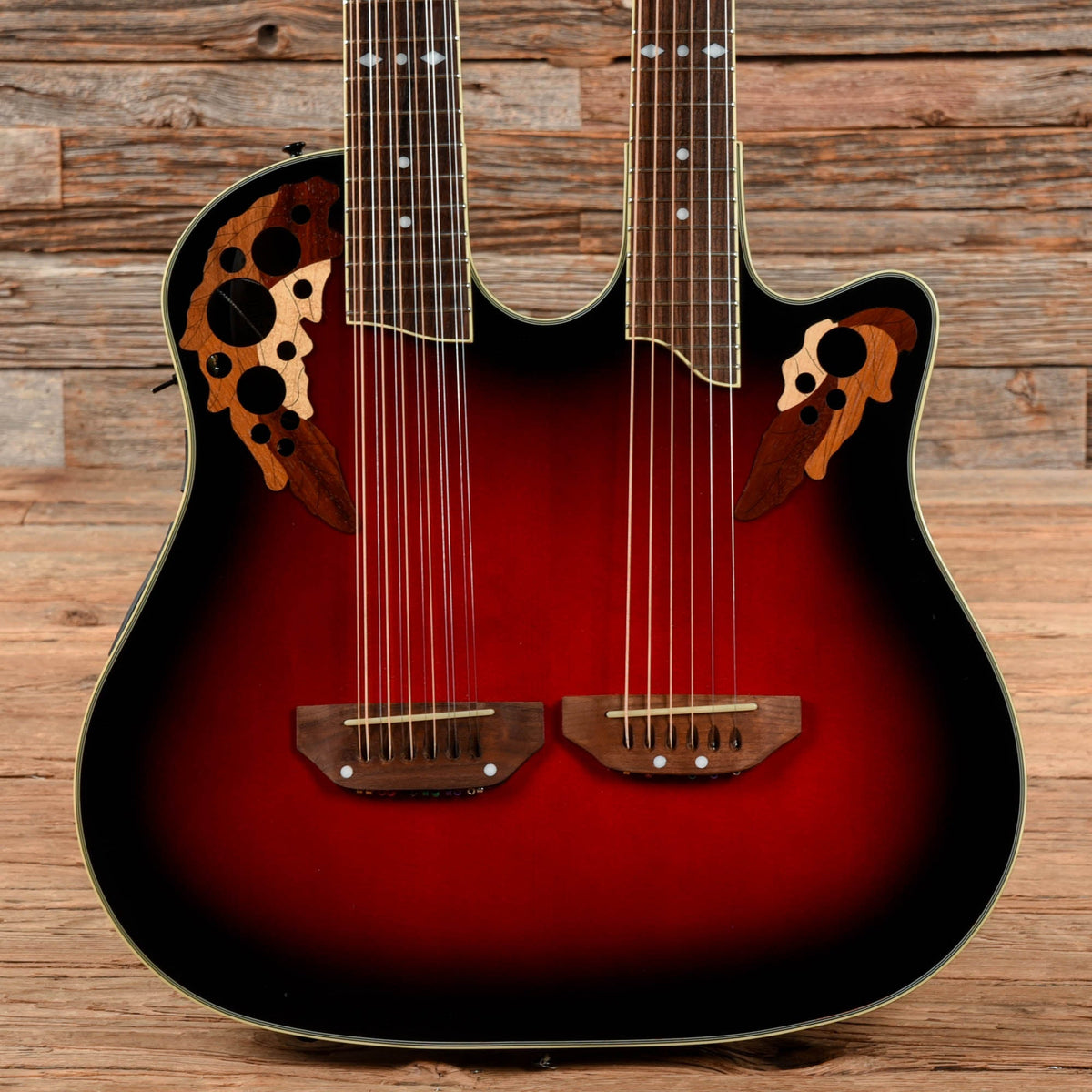 Ovation CSE225 Celebrity Double Neck Sunburst - MUSICTONER