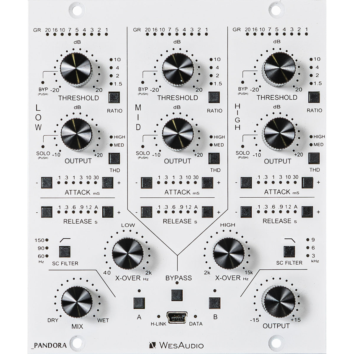 WesAudio Pandora 500 Series Multiband Compressor