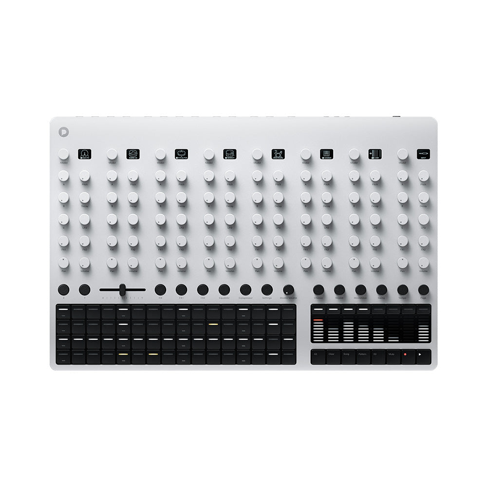 Polyend Drums Hybrid Drum Machine Silver - MUSICTONER