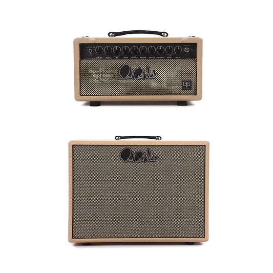 PRS DGT 15 David Grisson Signature 15w Amp Head and 1x12 Cabinet Blonde w/ Celestion V30 Speakers - MUSICTONER