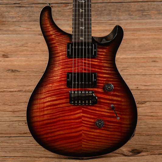 PRS Wood Library Custom 24 Blood Orange Smokeburst 2023 - MUSICTONER