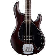 Sterling by Music Man StingRay Ray5 5-String Bass Guitar - Walnut Stain