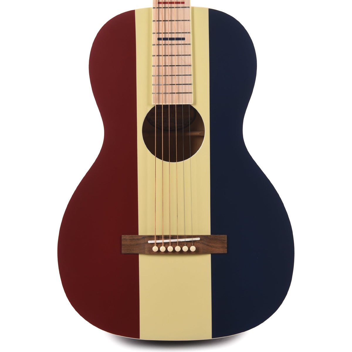 Recording King Limited Edition Dirty 30s Wrangler Single 0 Satin Red, White & Blue - MUSICTONER