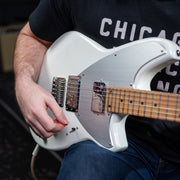 Reverend Billy Corgan Drop Z Gloss Pearl White - MUSICTONER