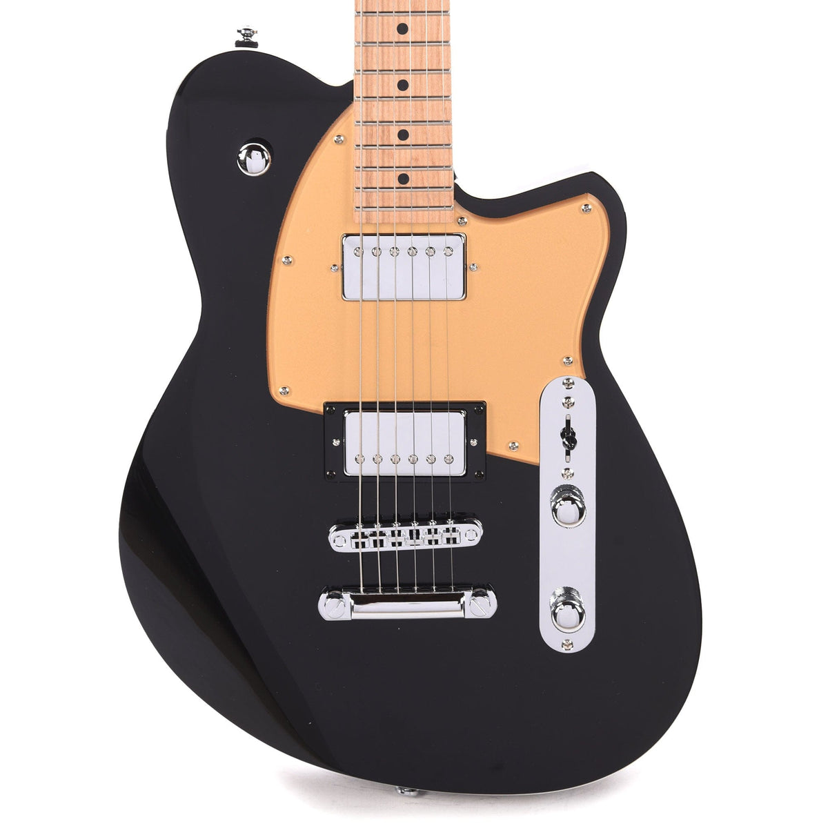 Reverend Charger HB Midnight Black - MUSICTONER