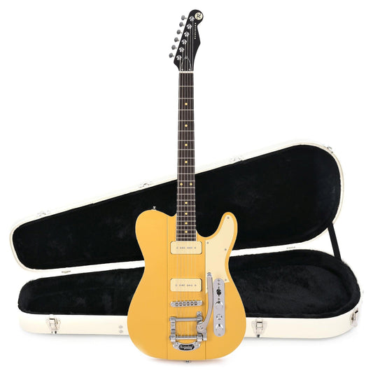 Reverend Greg Koch Signature Gristlemaster 90 Venetian Gold w/Bigsby Hardshell Case Bundle - MUSICTONER