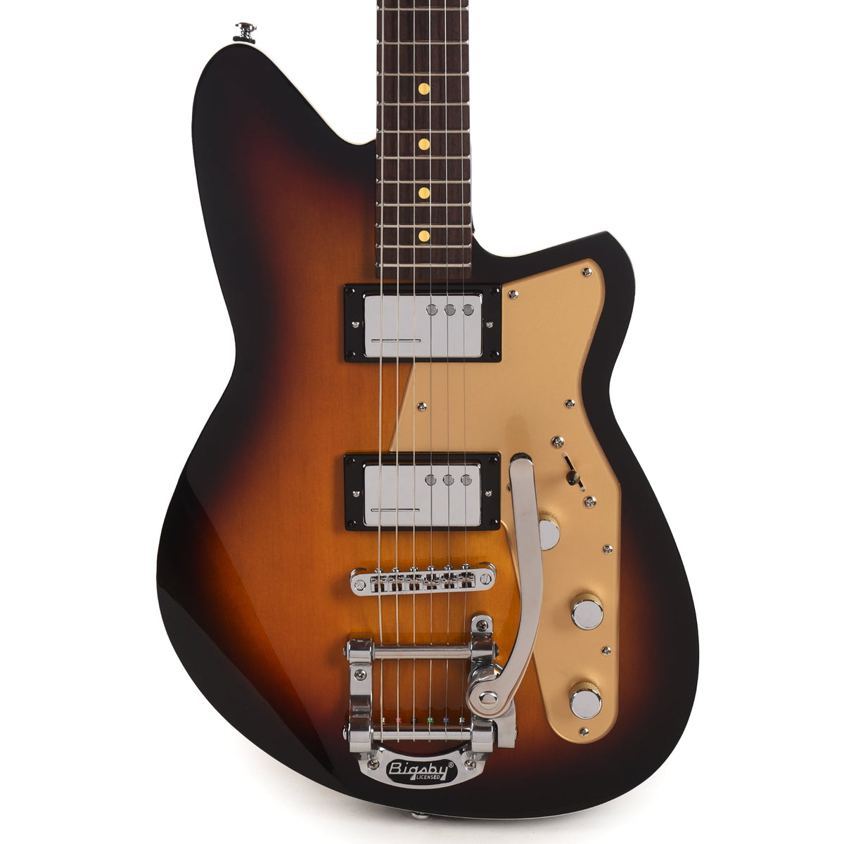 Reverend Jetstream HC w/Bigsby 3-Tone Burst - MUSICTONER