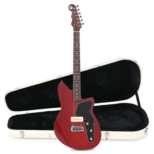 Reverend Matt West Signature Wine Red Hardshell Case Bundle - MUSICTONER