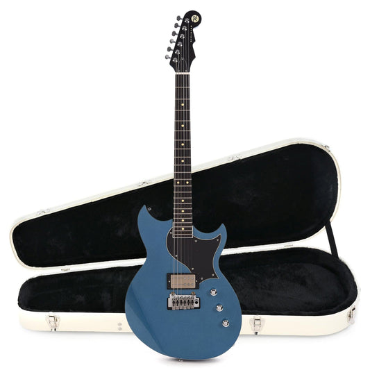 Reverend Reeves Gabrels Dirtbike Reeves Blue Hardshell Case Bundle - MUSICTONER