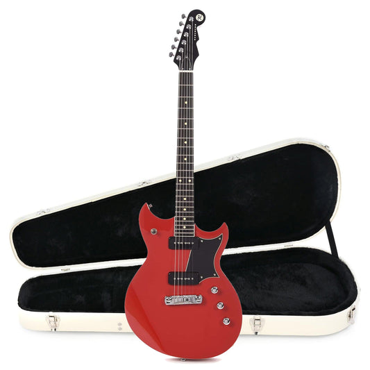 Reverend Reeves Gabrels Dirtbike Royale Royale Red Hardshell Case Bundle - MUSICTONER