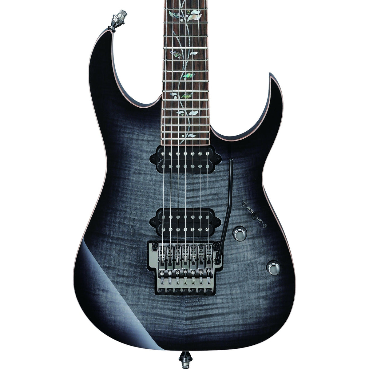 Ibanez RG8527 RG j.custom 7-String Electric Guitar in Black Rutile w/ Case