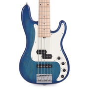 Sadowsky MetroLine 21-Fret Hybrid PJ Bass 5-String Swamp Ash Body Bora Blueburst Transparent Satin - MUSICTONER