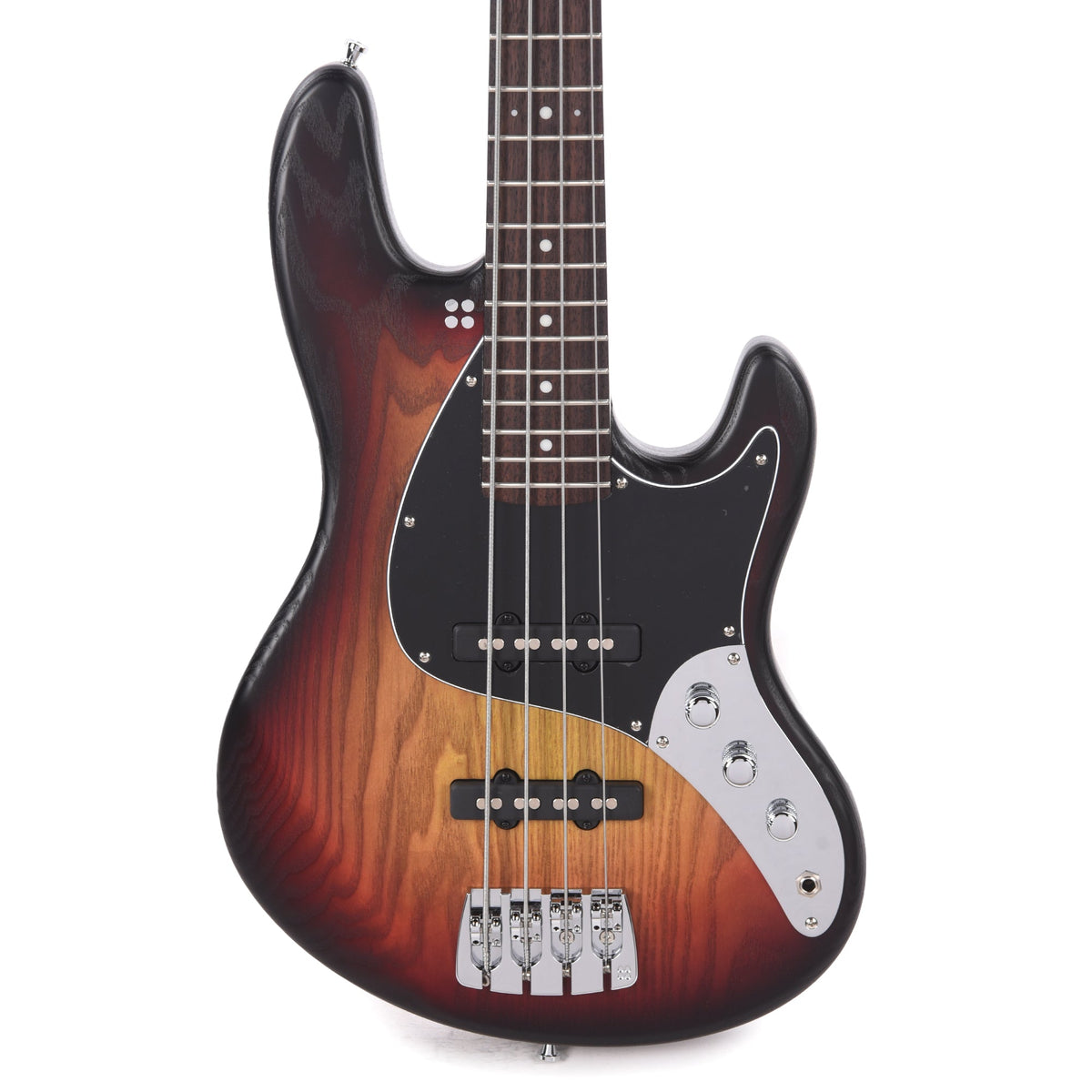 Sandberg California TT 4-String Passive Short Scale Matte 3-Tone Sunburst - MUSICTONER