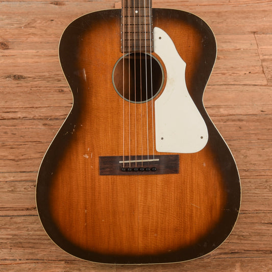 Silvertone H621 X-Brace Conversion Sunburst 1966 - MUSICTONER