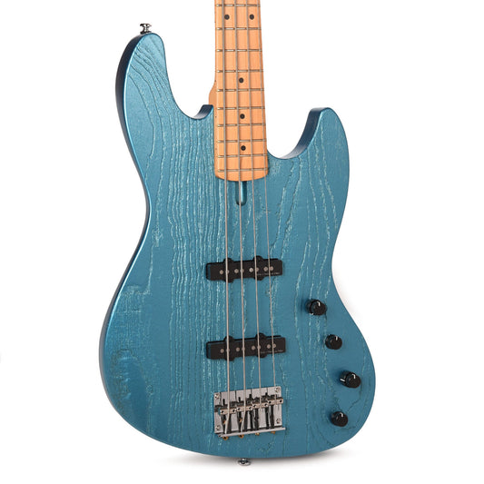 Sire Marcus Miller V6 4-String Mahogany/Ash Ocean Turquoise Blue - MUSICTONER