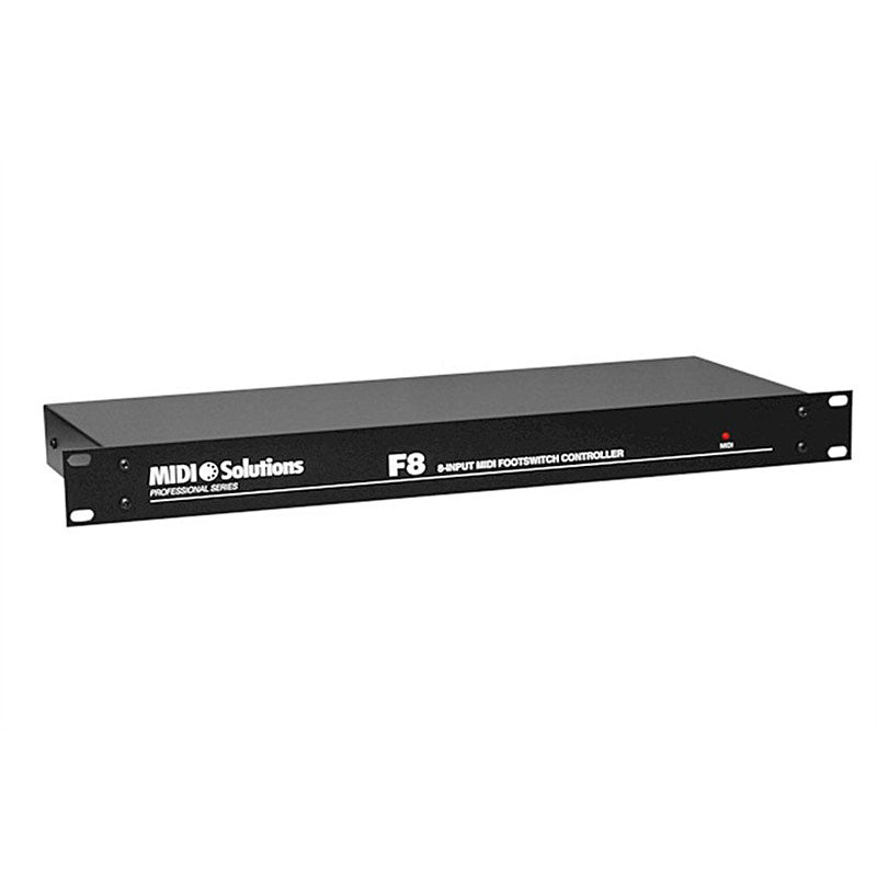 Midi Solutions F8 8 Input Midi Footswitch Controller