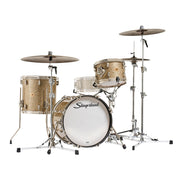 Slingerland Radio King 12/14/18 3pc. Drum Kit Gold Glass Glitter - MUSICTONER