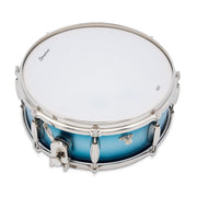 Slingerland Radio King 5.5x14 Snare Drum Blue and Silver Lacquer - MUSICTONER