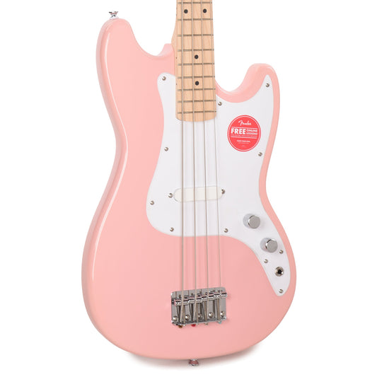 Squier Sonic Bronco Bass Shell Pink - MUSICTONER