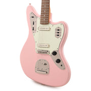 Squier Classic Vibe '60s Jaguar Shell Pink w/Matching Headcap & 3-Ply Mint Pickguard - MUSICTONER