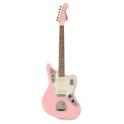 Squier Classic Vibe '60s Jaguar Shell Pink w/Matching Headcap & 3-Ply Mint Pickguard - MUSICTONER
