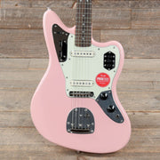 Squier Classic Vibe '60s Jaguar Shell Pink w/Matching Headcap & 3-Ply Mint Pickguard - MUSICTONER