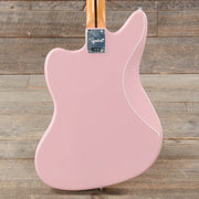 Squier Classic Vibe '60s Jaguar Shell Pink w/Matching Headcap & 3-Ply Mint Pickguard - MUSICTONER