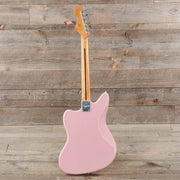 Squier Classic Vibe '60s Jaguar Shell Pink w/Matching Headcap & 3-Ply Mint Pickguard - MUSICTONER
