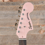Squier Classic Vibe '60s Jaguar Shell Pink w/Matching Headcap & 3-Ply Mint Pickguard - MUSICTONER