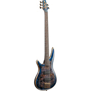 Ibanez SR Premium 5 String Left Handed Electric Bass - Cerulean Blue Burst