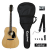 Epiphone FT-100 Player Pack, Natural