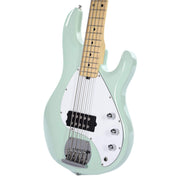 Sterling by Music Man S.U.B. Series StingRay5 5-String Mint Green w/Guitar Stand, Tuner and 10' Cable Bundle - MUSICTONER