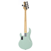 Sterling by Music Man S.U.B. Series StingRay5 5-String Mint Green w/Guitar Stand, Tuner and 10' Cable Bundle - MUSICTONER
