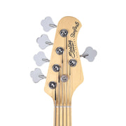 Sterling by Music Man S.U.B. Series StingRay5 5-String Mint Green w/Guitar Stand, Tuner and 10' Cable Bundle - MUSICTONER