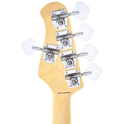 Sterling by Music Man S.U.B. Series StingRay5 5-String Trans Blue Satin w/Guitar Stand, Tuner and 10' Cable Bundle…