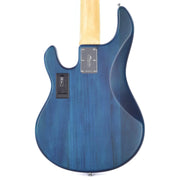 Sterling by Music Man S.U.B. Series StingRay5 5-String Trans Blue Satin w/Guitar Stand, Tuner and 10' Cable Bundle…