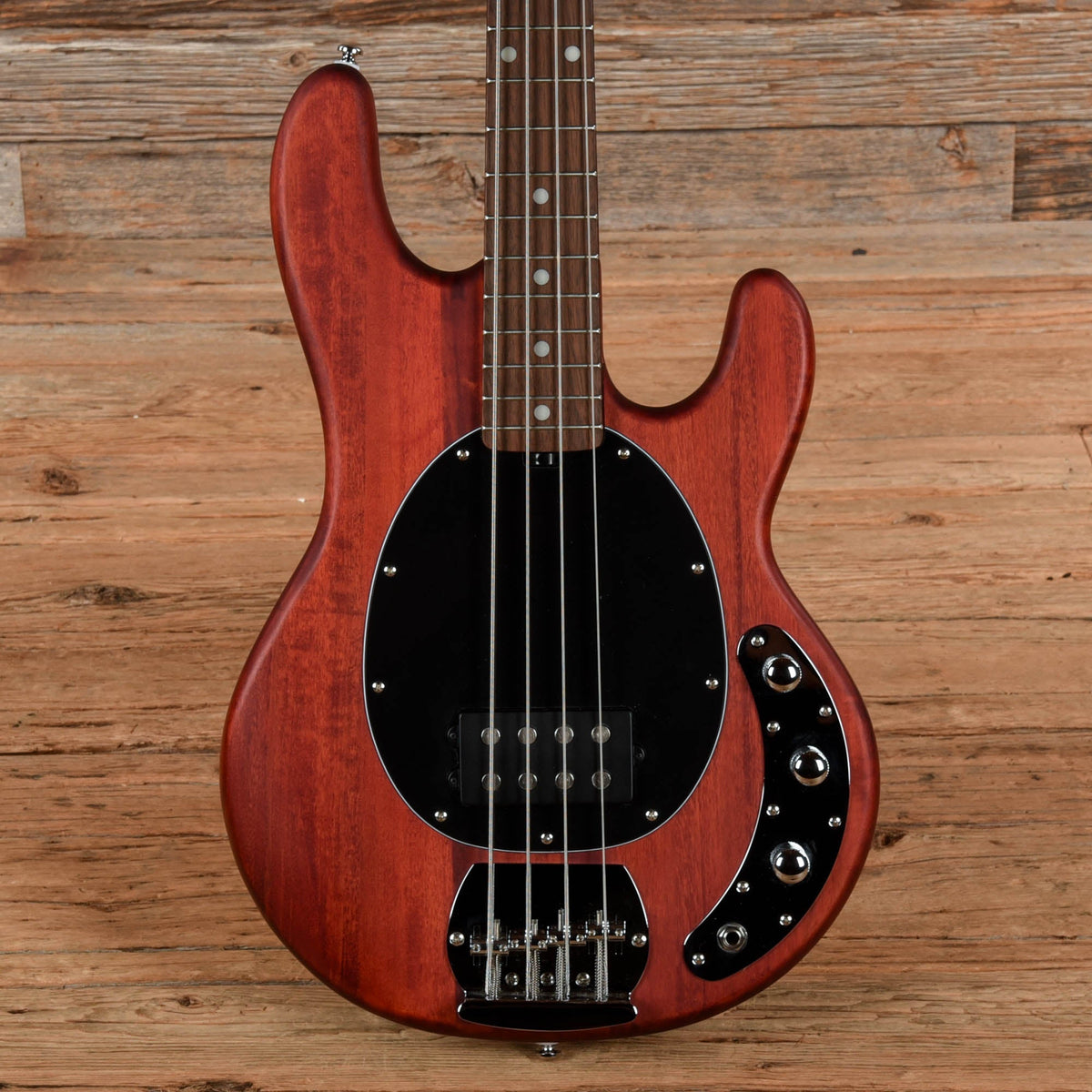 Sterling by Music Man SUB Series StingRay Satin Red - MUSICTONER