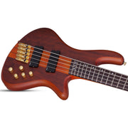 Schecter Stiletto Studio-5 FF 5 String Bass - Honey Satin