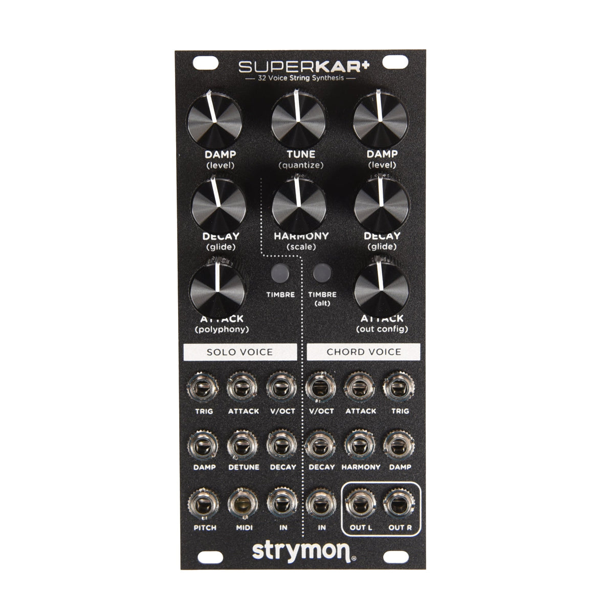 Strymon SuperKar+ 32 Voice String Synthesis Euroack Module - MUSICTONER