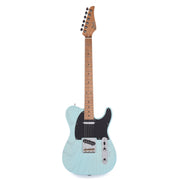 Suhr Custom Classic T Swamp Ash Trans Daphne Blue w/Roasted Maple Neck - MUSICTONER