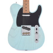 Suhr Custom Classic T Swamp Ash Trans Daphne Blue w/Roasted Maple Neck - MUSICTONER
