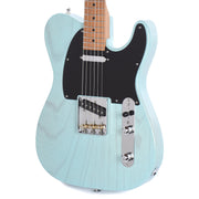 Suhr Custom Classic T Swamp Ash Trans Daphne Blue w/Roasted Maple Neck - MUSICTONER