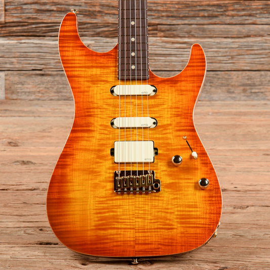 Suhr Limited Edition Standard Legacy Okoume/Curly Maple Sunburst - MUSICTONER