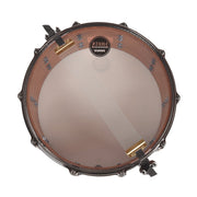 TAMA Starclassic Bubinga 14"x6.5" Snare Drum Limited Figured Gloss African Cherry - MUSICTONER