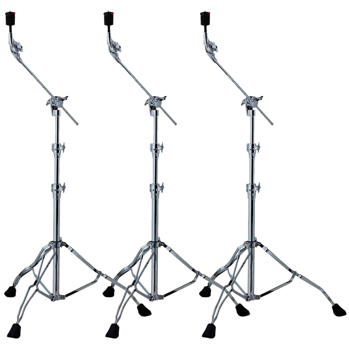 Tama HC83BW Roadpro Straight/Boom Cymbal Stand (3 Pack Bundle) - MUSICTONER